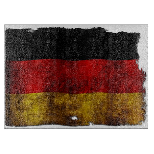 German Flag - Vintage Cutting Board (Front)