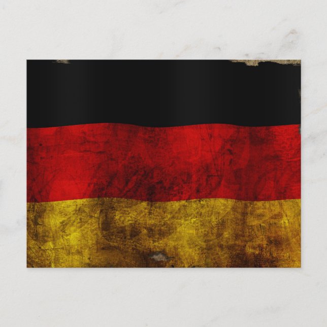 German Flag - Vintage Postcard (Front)