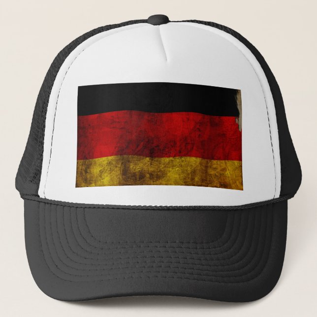German Flag - Vintage... Trucker Hat (Front)