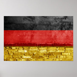 German flag wall poster