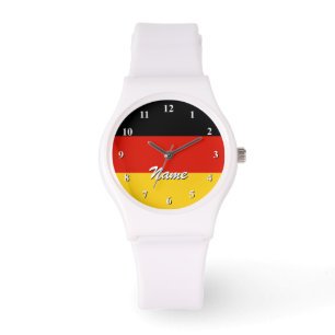 German flag watches Personalizable with name