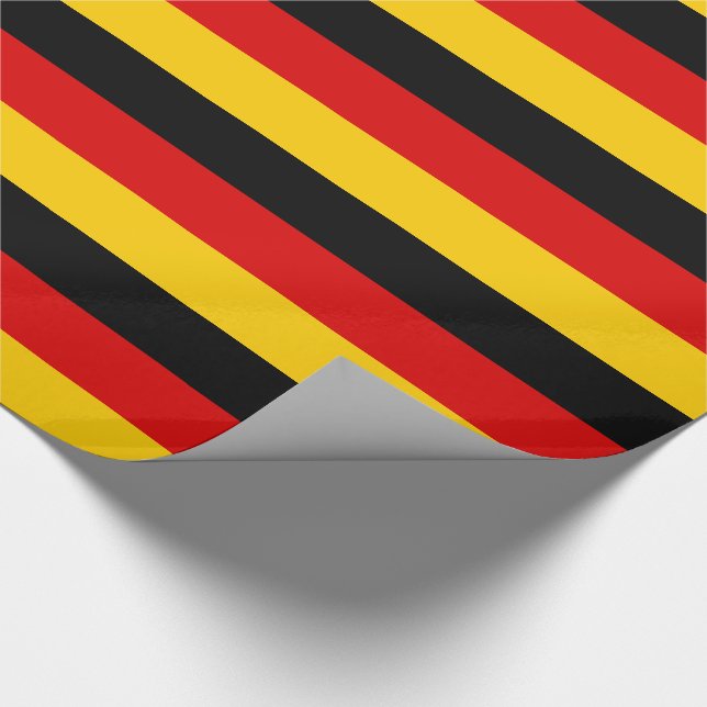German Flag Wrapping Paper (Corner)