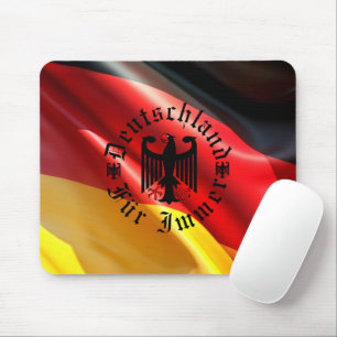 German Forever/black eagle/Deutschland flag Mug Mouse Pad