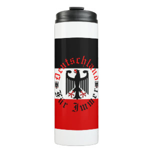 German forever flag eagle/Deutschland Fur Immer  Thermal Tumbler
