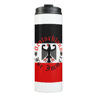 German forever flag eagle/Deutschland Fur Immer  Thermal Tumbler