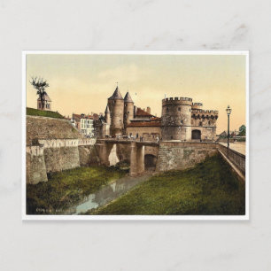 German Gate, Metz, Alsace Lorraine, Germany vintag Postcard