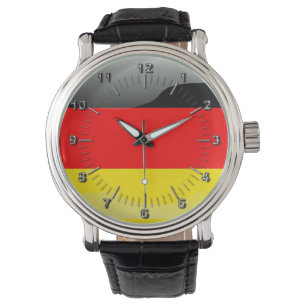 German glossy flag watch