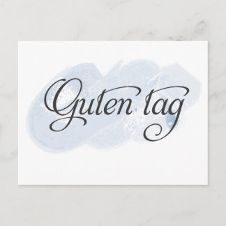 German - Guten Tag Postcard