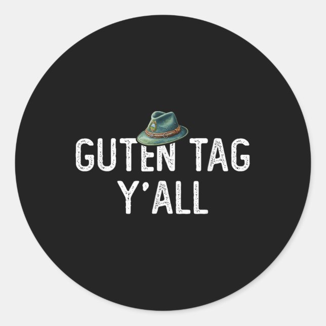 German _ _ Guten Tag Yall  (Front)