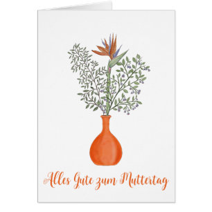 German Happy Mother’s Day Strelitzia reginae