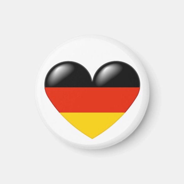 German heart magnet - Deutsche Herz (Front)