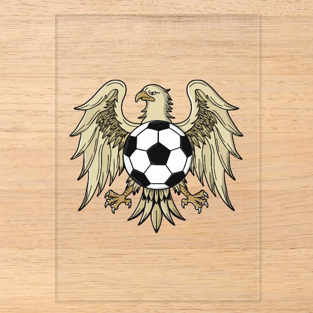 German Heritage Eagle Coat of Arms Acrylic Invitations (Front)