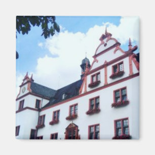 German House Travel Magnet