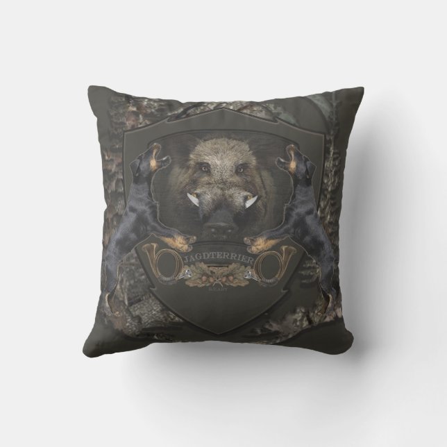 German Hunting Terrier (Jagdterrier)   Cushion (Back)