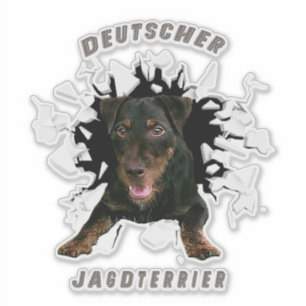 German Hunting Terrier (Jagdterrier)   Sticker
