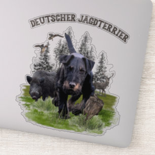 German Hunting Terrier (Jagdterrier)   Sticker