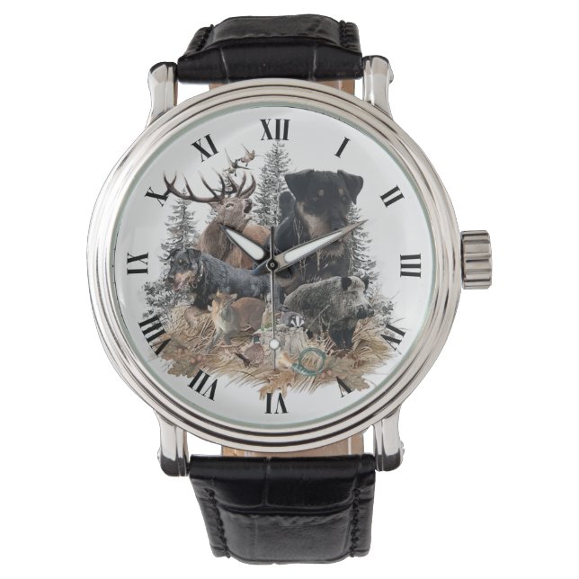 German Hunting Terrier (Jagdterrier)     Watch (Front)