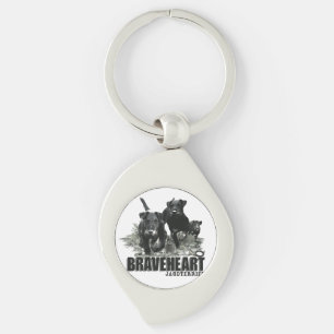 German Hunting Terrier, The Jagdterrier , Art  Key Ring