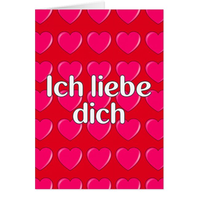 German - I love you (Front)