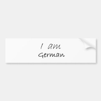 German.jpg Bumper Sticker