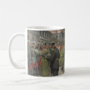German Kaiser Wilhelm II awarding medals WWI Coffee Mug