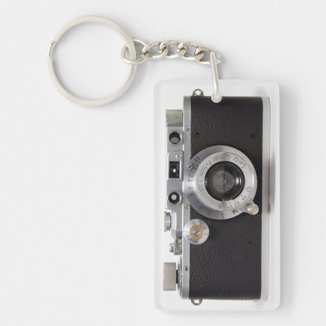 German L VINTAGE CAMERA Monogram DsAK Keychain (Front)
