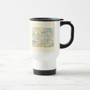 German-Language Polar Map Travel Mug