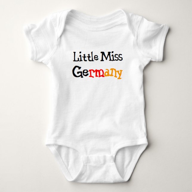 german little miss baby bodysuit (Front)