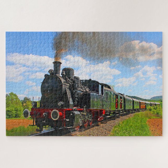 German Locomotive Trains. Jigsaw Puzzle (Horizontal)