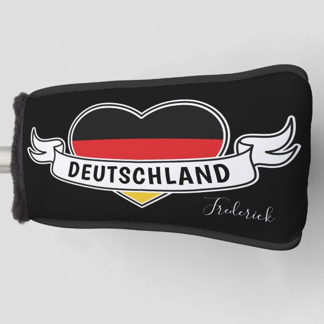 German Love custom name putter cover (Front)