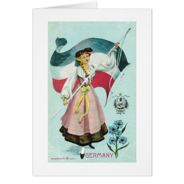 German Maiden - Early 1900's (Front)