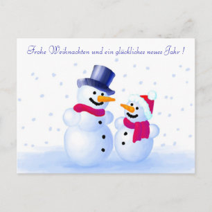 German Merry Christmas Postcard