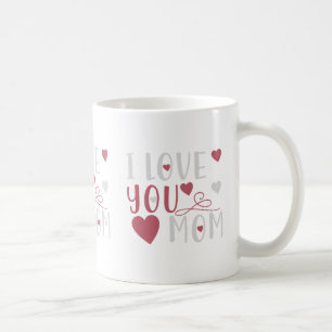 German Mum Pink Typography Dog Lover Coffee Mug