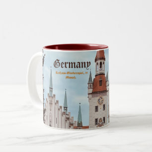 German Munich, Customizable  Two-Tone Coffee Mug
