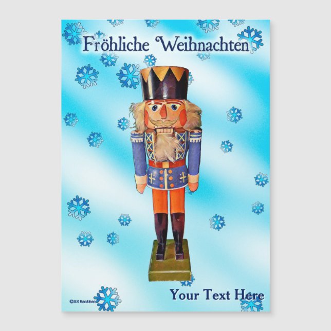 German Nutcracker - Fröhliche Weihnachten (Front)