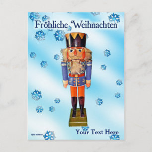 German Nutcracker - Fröhliche Weihnachten Postcard