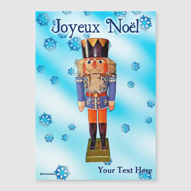 German Nutcracker - Joyeux Noël (Front)