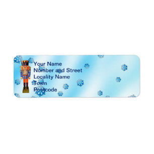 German Nutcracker Return Address Label