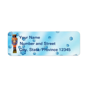 German Nutcracker Return Address Label
