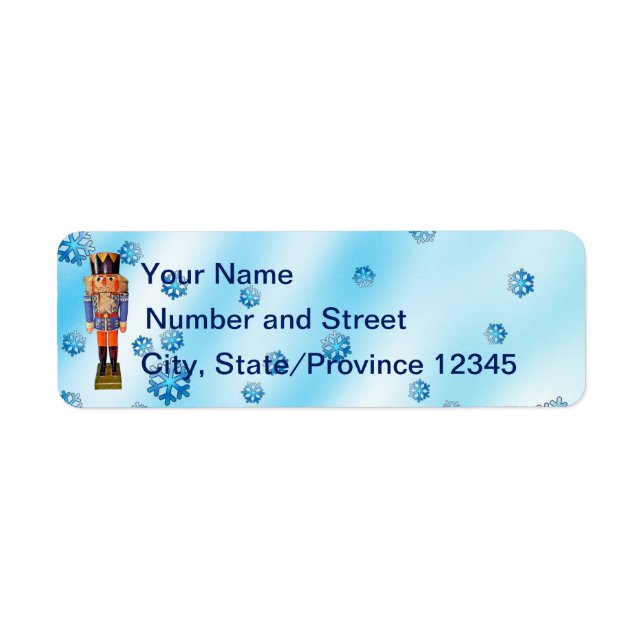 German Nutcracker Return Address Label (Front)