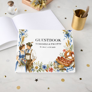 German Oktoberfest Bavarian Beer Wedding Guest Book