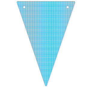 German Oktoberfest Blue White Bavarian Pattern Bunting