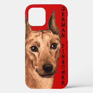 German Pinscher Colour Block iPhone 12 Case