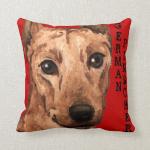 German Pinscher Colour Block Cushion
