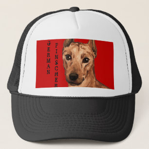 German Pinscher Colour Block Trucker Hat
