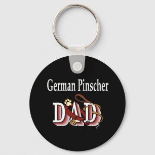 German Pinscher dad Keychain