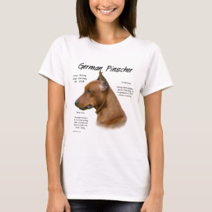 German Pinscher History Design T-Shirt