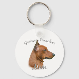 German Pinscher Mum 2 Key Ring