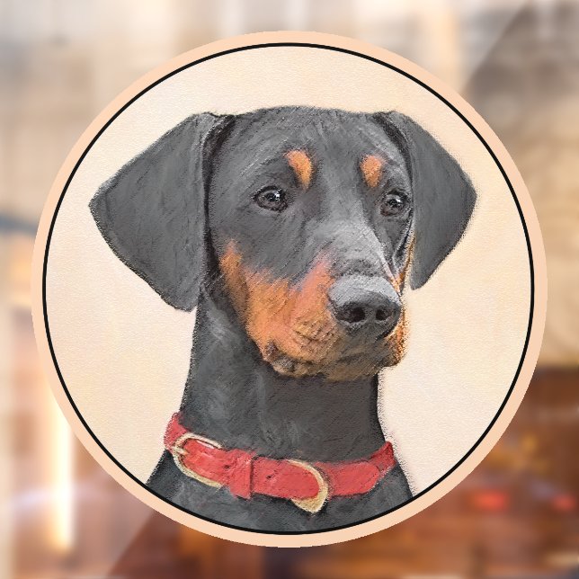 German Pinscher Painting Original Animal Art (Sheet 2)
