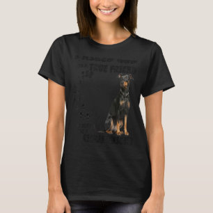 German Pinscher Quote Mum Dad Print, Deutscher Pin T-Shirt